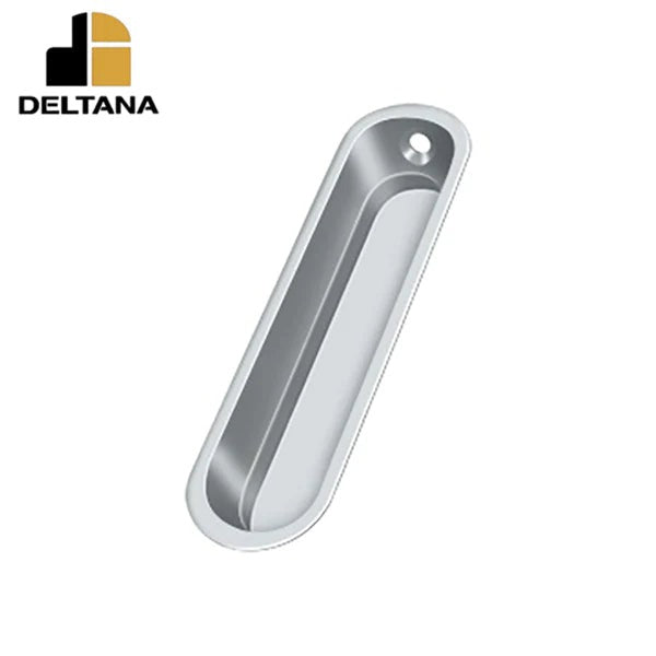 Deltana - Flush Pull - 4" x 1" x 1/2" - Optional Finish