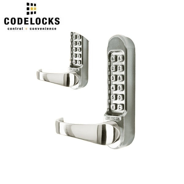 CodeLocks - CL550 - Mechanical Lock - Heavy Duty - 2 3/4" Backset - Mortise Lock - Double Sided - Stainless Steel