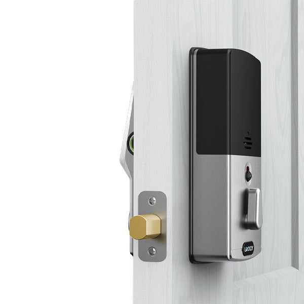 Lockly Guard - DEADBOLT 728FZ - Fingerprint Z-Wave Smart Lock - Keypad - Biometric Fingerprint-Bluetooth App Controlled - Satin Nickel