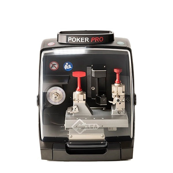 Ilco - Silca Poker Pro - Automatic Flat / Edge-Cut (Electronic) Cutter and Duplicator - 24V