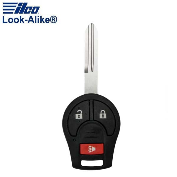 2009-2018 Nissan Cube Juke Rogue / 3-Button Remote Head Key / PN: H0561-C993A / CWTWB1U751 (AFTERMARKET)