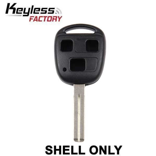 1998-2008 Lexus / 3-Button Remote Head Key SHELL / TOY48 / HYQ12BBT, HYQ1512V (AFTERMARKET)