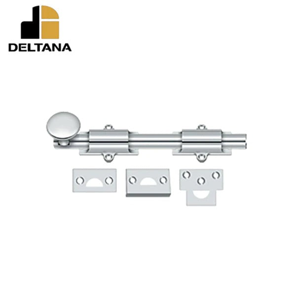 Deltana - 8" Surface Bolt - Heavy Duty - Optional Finish