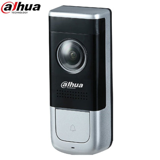 Dahua / Wi-Fi / 2MP / Video Doorbell / Fixed / 1.9mm Lens / Outdoor / IP55 / 5m IR / Active Alarm / Built-in Microphone & Speaker / 5 Year Warranty / DH-DB11
