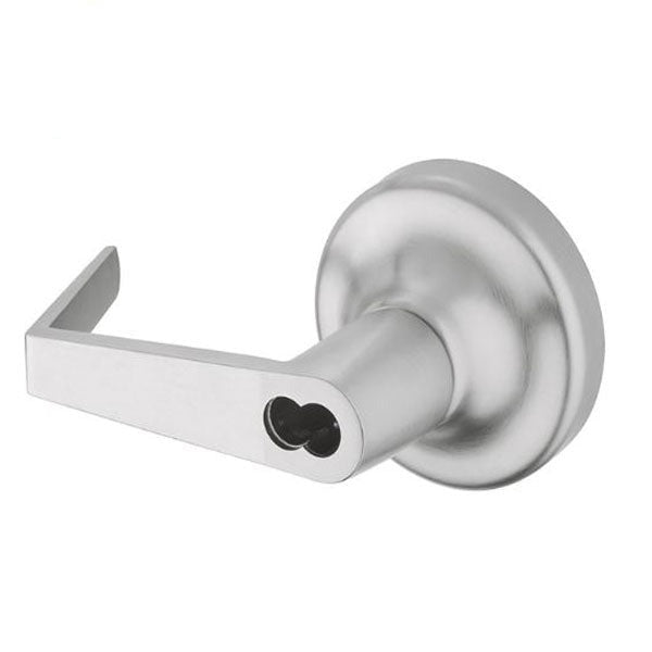 Accentra (Formerly Yale) - AU446F - Exit Device Lever Trim - Classroom - Augusta Lever - SFIC - Less Core - Satin Chrome - Grade 1
