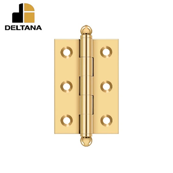 Deltana - 2-1/2" x 1-11/16" Hinge - w/ Ball Tips - Optional Finish