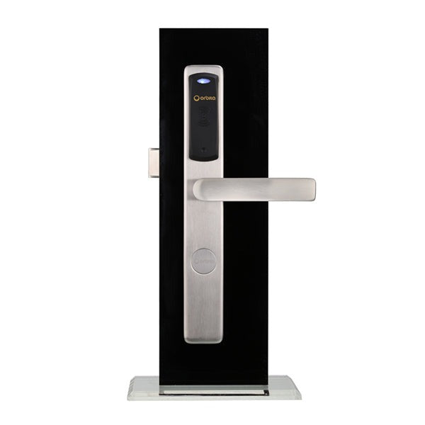 Orbita - E3064 - Mortise Hotel Lock - Bluetooth & MiFare RFID - 72 Ares Lever Set - DC6V - Silver - Grade 2