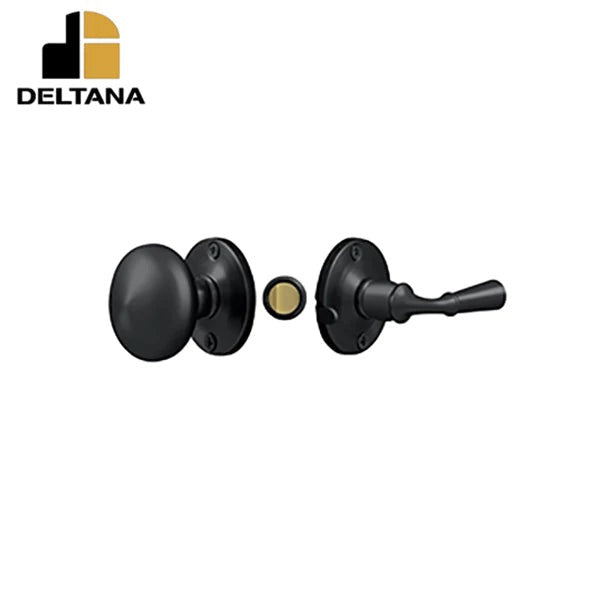 Deltana - Storm Door Latch - Round - Tubular Lock - 1-3/4" Backset - 7/8" - 1-3/8" Door Thickness - Reversible - Optional Finish