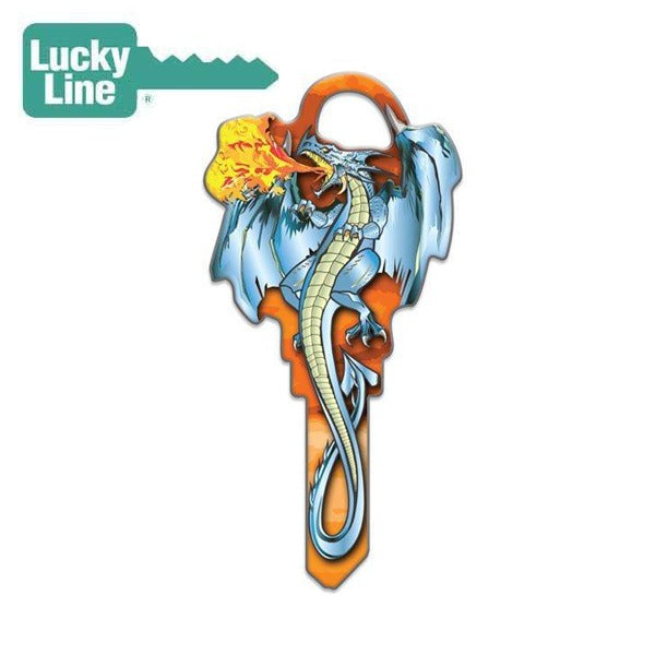 LuckyLine - B145K - Key Shapes - Dragon - Kwikset - KW1 - 5 Pack