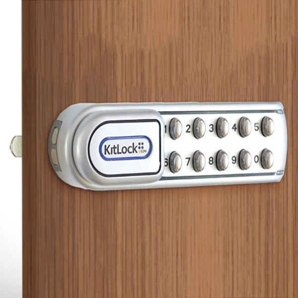 CodeLocks - KL1200 - Electronic KitLock - Heavy Duty Locker Lock - Optional Handing - Silver