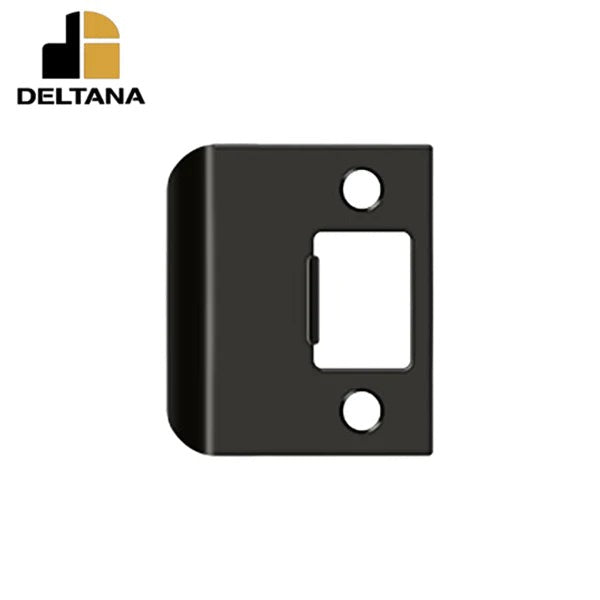 Deltana - Extended Lip Strike Plate - 2-1/4" x 2"- 2-1/4" Base Width - Optional Finish