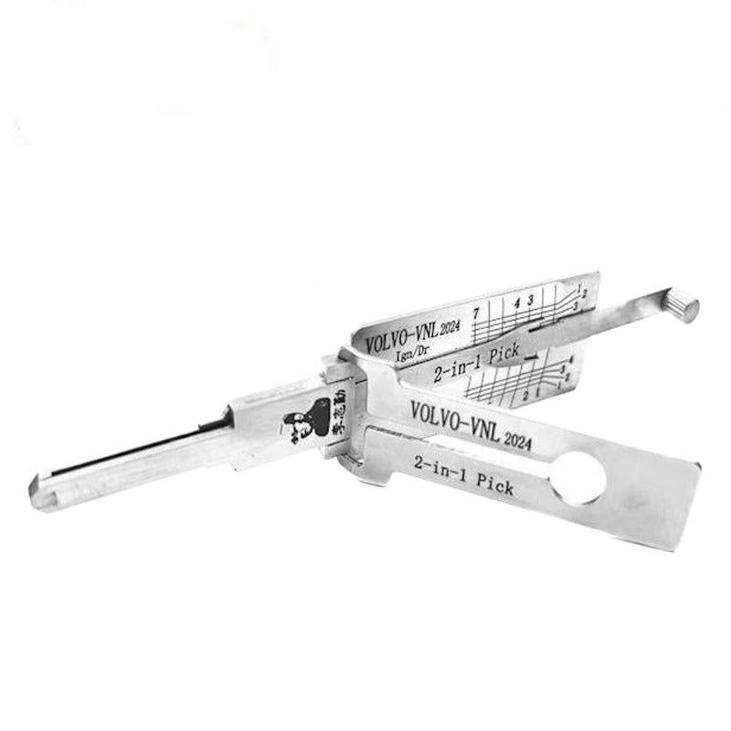 ORIGINAL LISHI - VNL-2024 Volvo / 7-Cut / Ignition/Door / 2-in-1 Pick & Decoder / AG (PRE-ORDER)