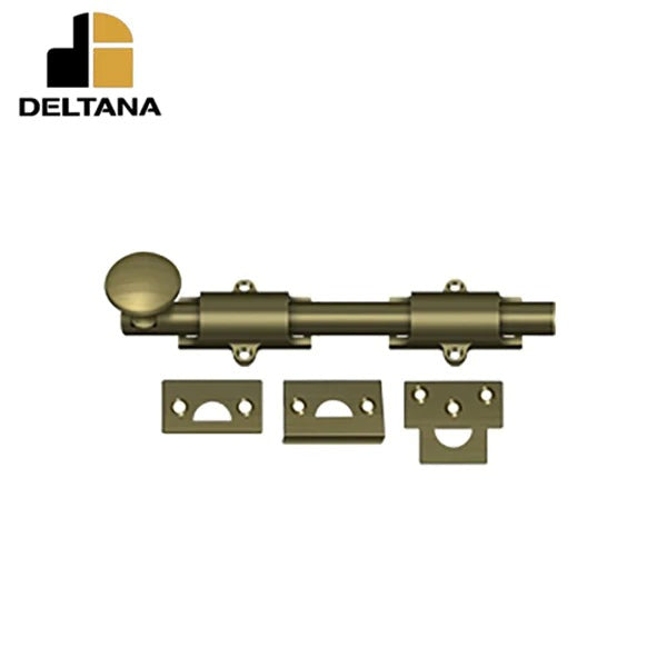 Deltana - 8" Surface Bolt - Heavy Duty - Optional Finish