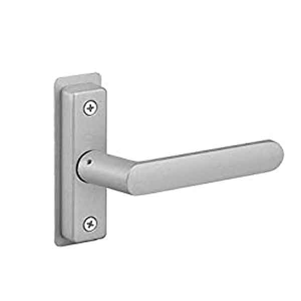 Adams Rite - 4568 - Deadlatch Handle - Straight - RH or RHR - 1-3/4" to 2" Door - Clear Anodized