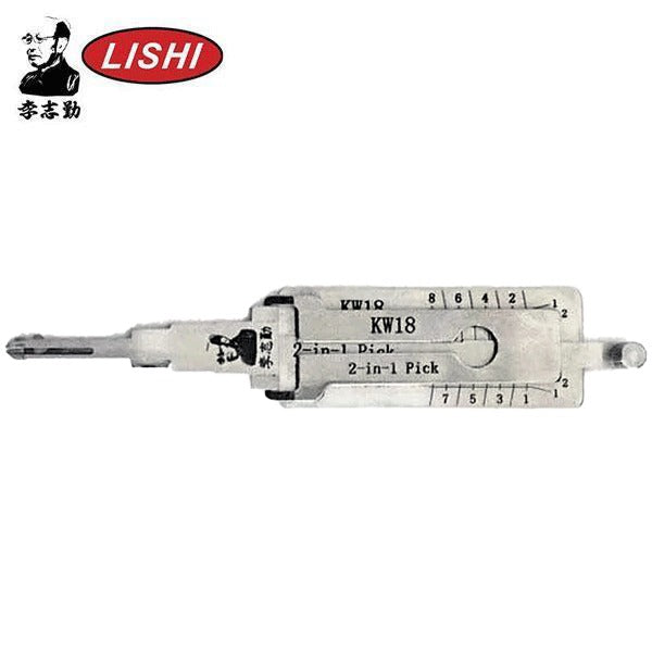 ORIGINAL LISHI - KW18 / KA33 - Keyway Kawasaki / 2-in-1 Pick & Decoder Tool / AG