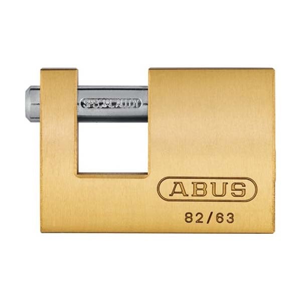 Abus - 82605 - Padlock Brass 82/63 - Optional Keying