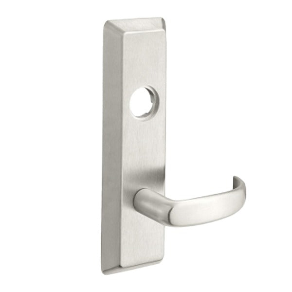 Accentra (Formerly Yale) - 626F - Escutcheon Trim - Classroom / Storeroom Function For 6100 Series Exit Devices - Less Cylinder - LHR - Pacific Beach Lever - Stainless Steel - Grade 1