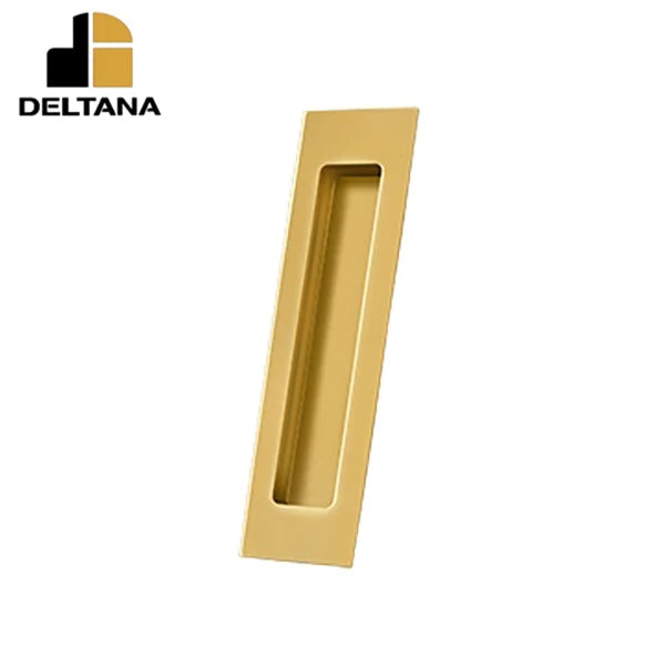 Deltana - Flush Pull - Rectangular - Heavy Duty - 7" x 1-7/8" x 3/8" - Solid Brass - Optional Finish