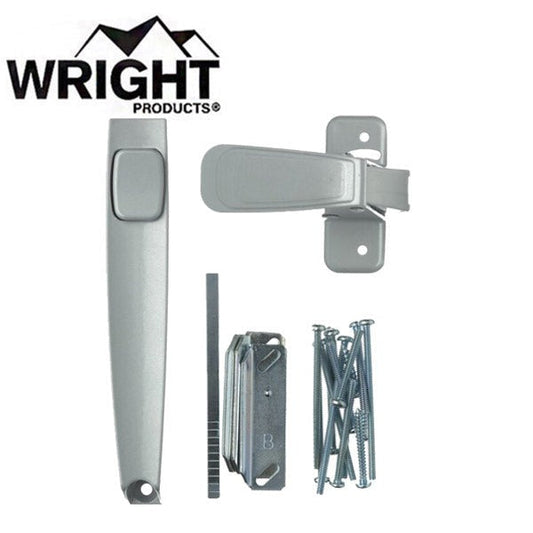 Wright - V444-2 - Heavy Duty - Tie Down Push Button Handle - Out Swinging - Wood / Metal Doors - Optional Finish