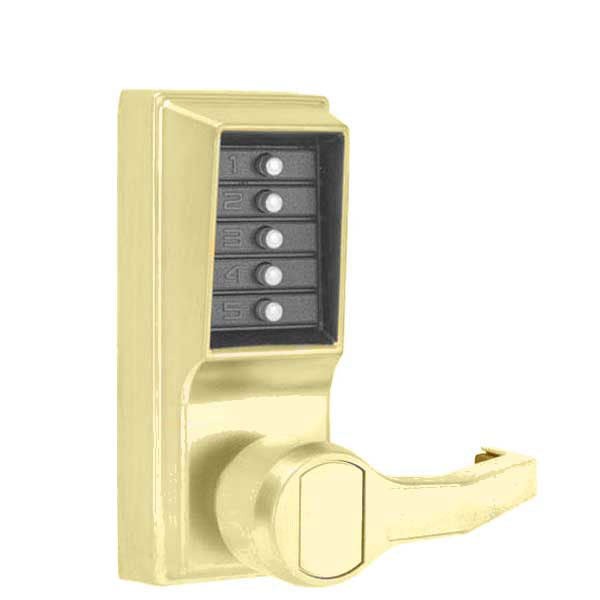 Simplex - LR1011 - Mechanical Pushbutton Cylindrical Lever Set - 23⁄4" Backset - Optional Finish - RH/RHR