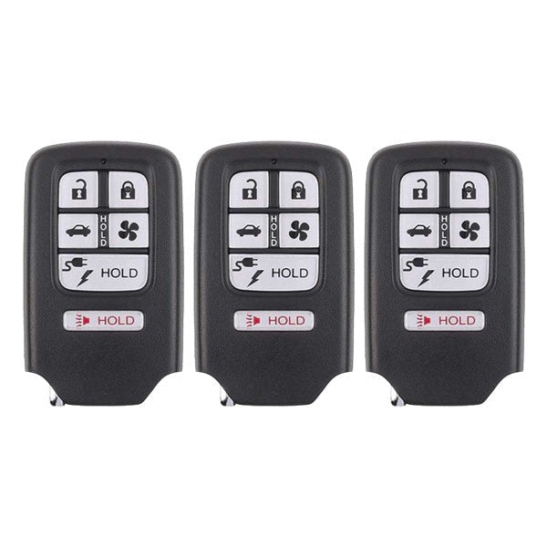 3 x 2018-2021 Honda Clarity / 6-Button Smart Key / PN: 72147-TRW-A01 / KR5V2X V42 (AFTERMARKET) (Pack of 3)