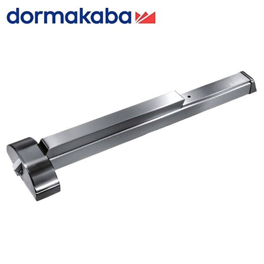 DormaKaba - F9300B-630 - Grade 1 Rim Exit Device - Fire Rated - Wide Stile Pushpad - 36" Length - Satin Stainless Steel 630/US32D Finish - Non-Handed