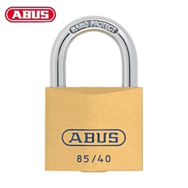Abus - 87615 - Padlock Brass 85/40 With Label - Optional Keying