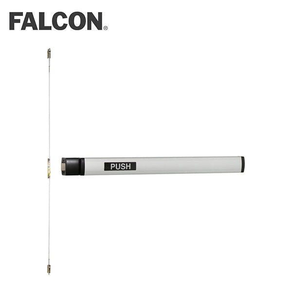 Falcon - 1490EO - Concealed Vertical Rod Touchbar Exit Device - Exit Device Only - 36" - US28 - Satin Aluminum - RHR - Grade 1