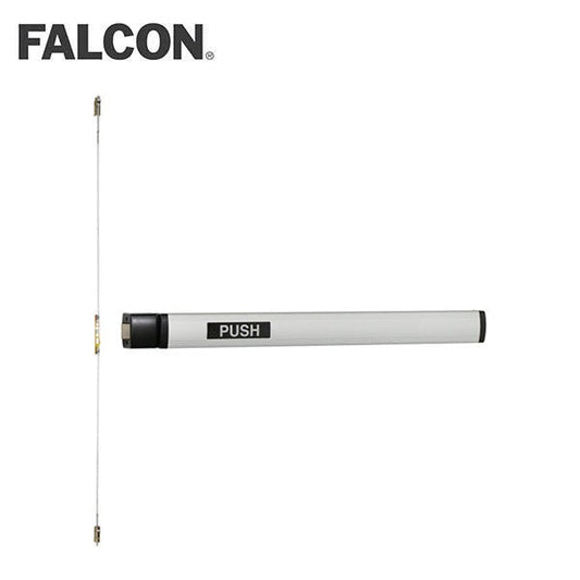 Falcon - 1490EO - Concealed Vertical Rod Touchbar Exit Device - Exit Device Only - 36" - US28 - Satin Aluminum - RHR - Grade 1