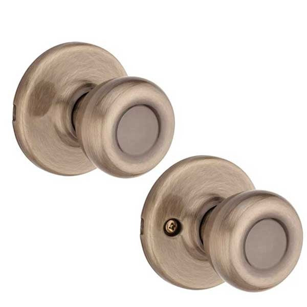 Kwikset - Tylo Knob Set - Round Rose - Optional Finish - Optional Function- Grade 3