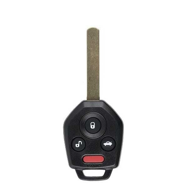 2009-2014 Subaru / 4-Button Remote Head Key / PN: 57497-AJ00A / CWTWBU766 (AFTERMARKET)