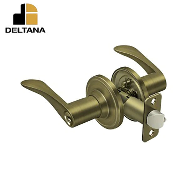 Deltana - Trelawny Lever Entry - 2-3/8" Backset - 1-3/8" - 2" Door Thickness - Left Handed - Optional Finish