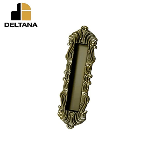 Deltana - Flush Pull - Victorian - Heavy Duty - 7" x 2-1/4" x 5/8" - Solid Brass - Optional Finish