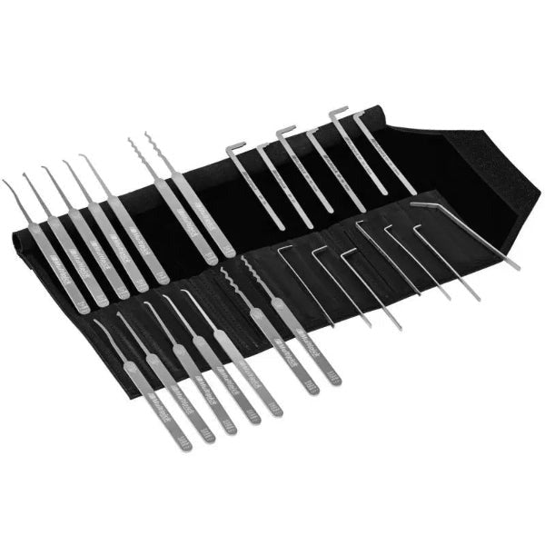 Multipick - ELITE Medium Lock Pick Set 27-pcs. 0.4 + 0.6 mm - MP3PNS19