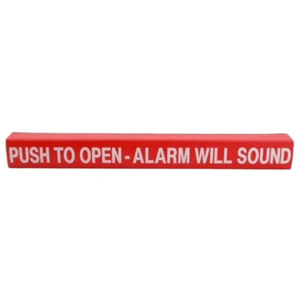 Detex - Replacement Pushpad Wrap - 48 inches - For V40-EB Exit Device - Red