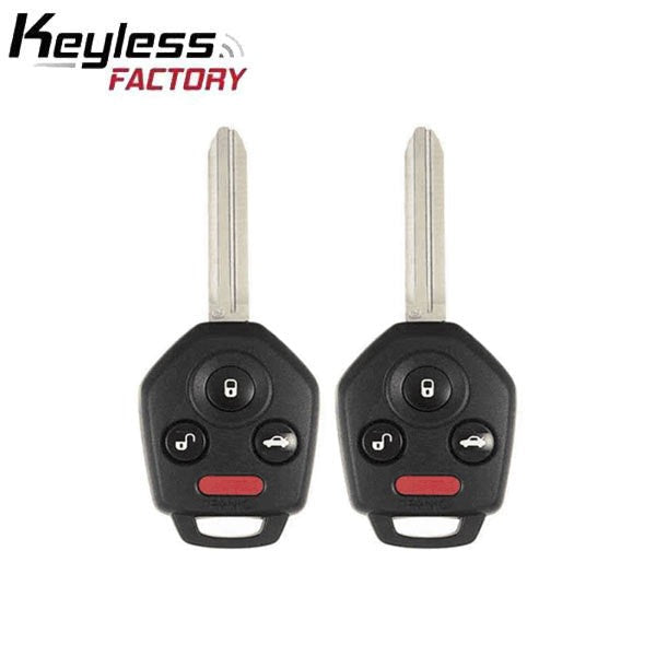2 x 2012-2019 Subaru / 4-Button Remote Head Key / CWTWB1U811 / B110 / G Chip 80 Bit (AFTERMARKET) (Bundle of 2)