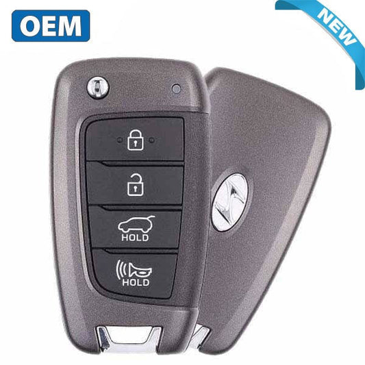 2019-2020 Hyundai Santa Fe / 4-Button Flip Key / PN: 95430-S1000 / TQ8-RKE-4F39 (OEM)