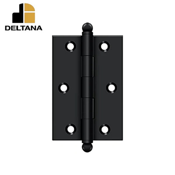 Deltana - 3" x 2-1/2" Hinge - w/ Ball Tips - Optional Finish