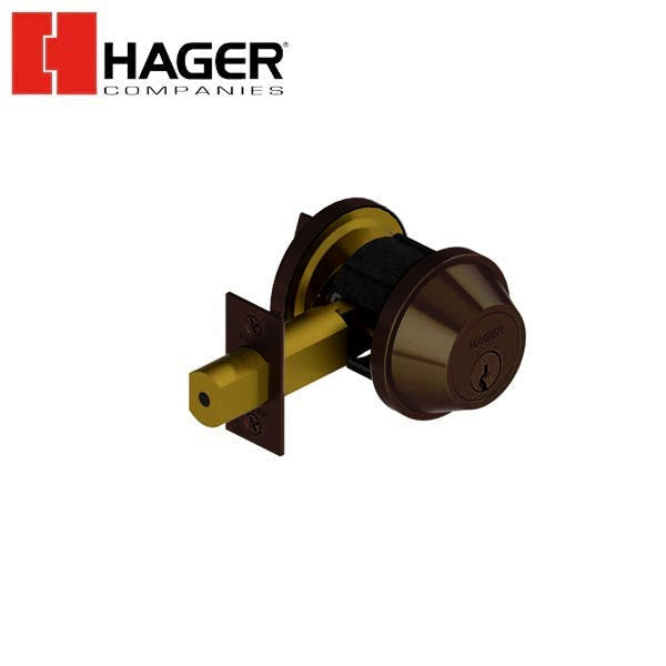 Hager - 3215 - Deadbolt - Cylinder And Thumbturn - 2-3/4" - Optional Keyway
