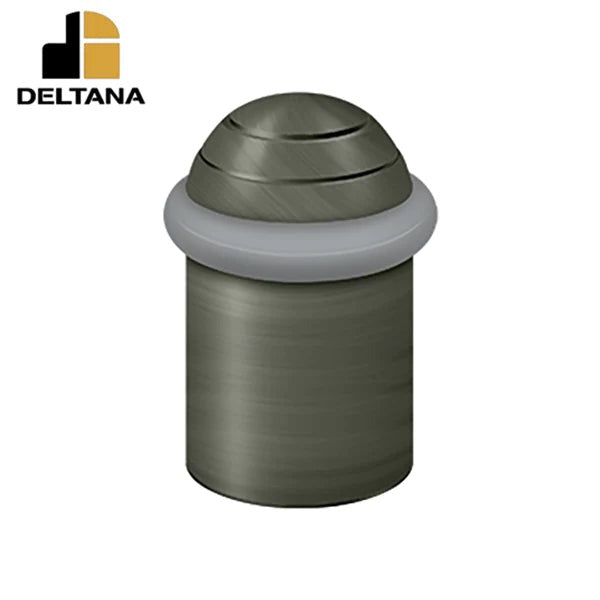 Deltana - Round universal Floor Bumper Dome Cap 2-1/8" - Solid Brass - Optional Finish