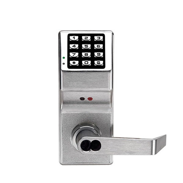 Alarm Lock Trilogy - DL2800 - Digital Keypad Lever Set w/ Audit Trail - IC Core Prep - 26D - Satin Chrome