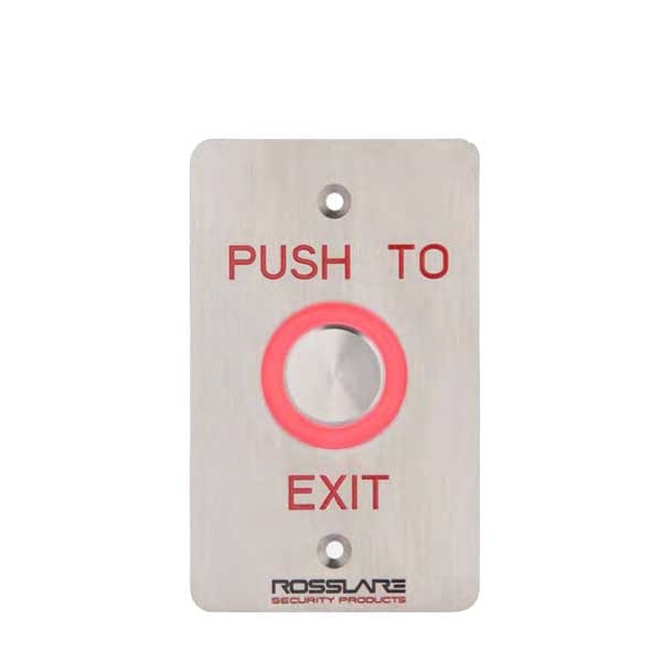 Rosslare - EX06EO - Request To Exit Button w/Toggle - Analog Piezo- 10-24 VDC