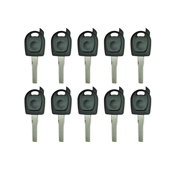 25 x HU66 / Audi / Volkswagen / Transponder Key SHELL/ High Security Blade / (No Chip) (AFTERMARKET) (BUNDLE OF 25)