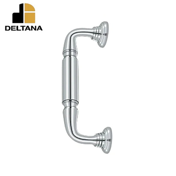 Deltana - Door Pull - w/ Rosette - 8" - Optional Finish