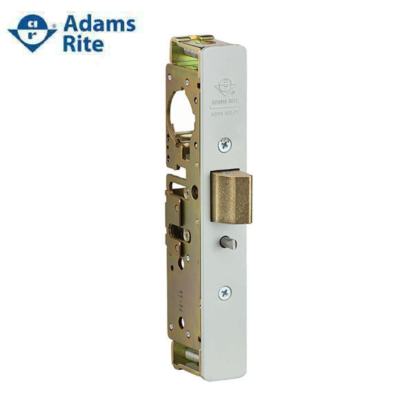 Adams Rite - 4900 - Heavy Duty Deadlatch - 31/32" Backset - RH or LHR - 4-5/8" Mortised - Flat/Standard Jamb - Aluminum - Metal Door