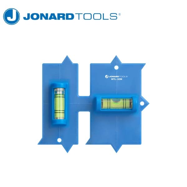 Jonard Tools - Wall Box Template & Level for Metal Boxes - 1-Gang and 2-Gang