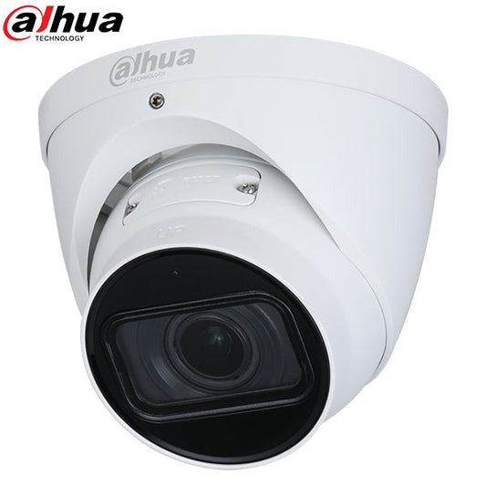 Dahua / IP / 5MP / Eyeball Camera / Motorized Varifocal / 2.7-13.5mm Lens / Outdoor / WDR / IP67 / 40m IR / Starlight / Built-in Microphone / Smart Motion Detection / 5 Year Warranty / DH-N53AJ5Z