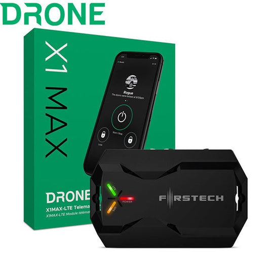 Firstech - Drone - X1MAX-LTE - X1 LTE MAX with Cell, GPS, BLE, Sensors, and Back-up Battery (128-SGNS)