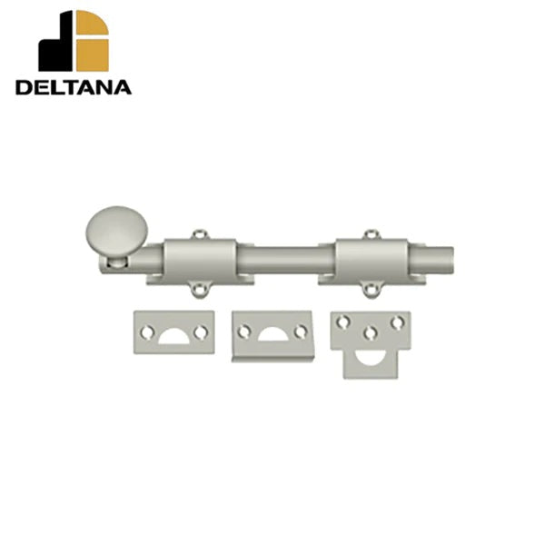 Deltana - 8" Surface Bolt - Heavy Duty - Optional Finish