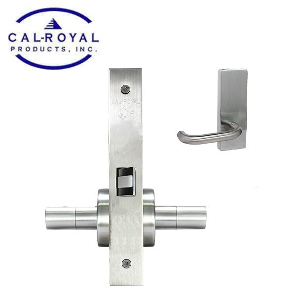 Cal-Royal - SC8010TE - Passage - Mortise Lockset - US26D - Satin Chrome - Grade 1